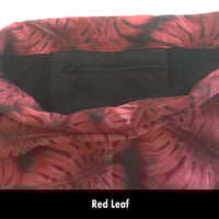 Image 2 of Large Rope Tote - Red Leaf