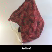 Image 1 of Large Rope Tote - Red Leaf