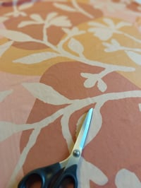 Image 2 of Leaf print in earthy tones