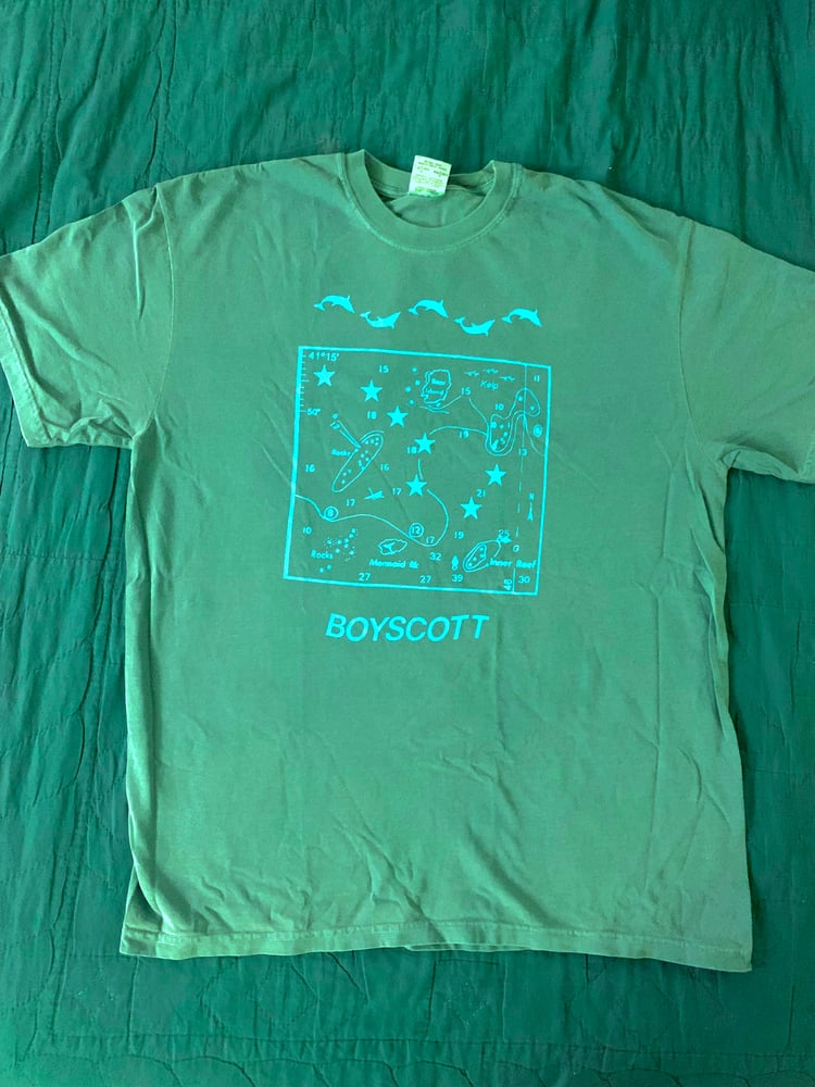 Image of Dolphin Map Tee (XL ONLY)
