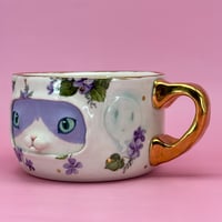 Image 3 of Purple Cat Ghost Mug 