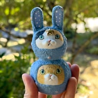 Image 1 of Blue bunny suits mini totem 