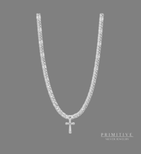 Silver Diamond Cross Style #1
