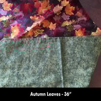 Image 3 of 36" Table Runner - Autumn Leaves