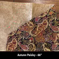 Image 2 of 66" Table Runner - Autumn Paisley