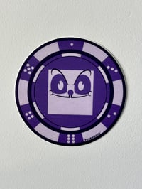 Image 2 of King Dice Poker Face Sticker