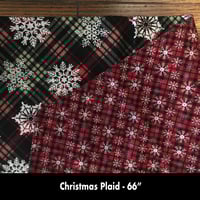 Image 2 of 66" Table Runner - Christmas Plaid