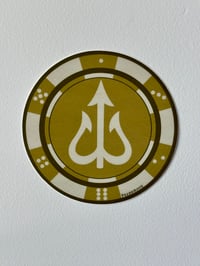 Image 2 of Devil Icon Poker Chip Sticker
