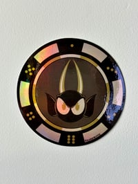 Image 2 of RARE: Holographic Devil Poker Face Chip