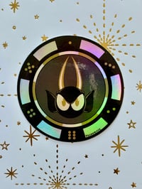 Image 1 of RARE: Holographic Devil Poker Face Chip