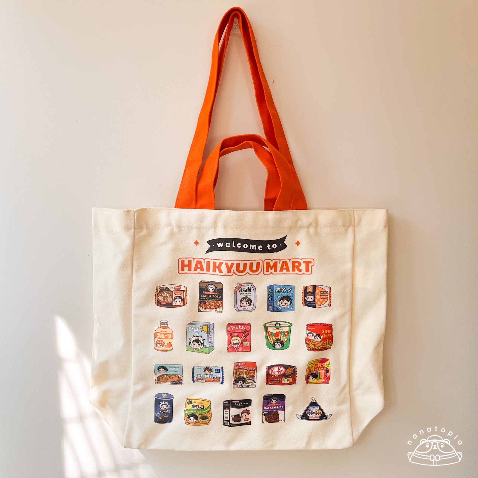 Haikyuu Mart Tote Bag nanatopia