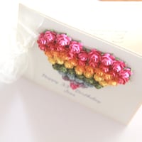 Image 3 of Rainbow Birthday Card. Personalised Birthday Card. Made in Melbourne.