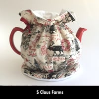 Image 1 of Traditional Round Tea Cozy - S Claus Farms