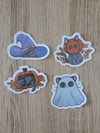 Stickers - chats d'halloween