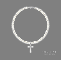 Pearl Diamond Cross