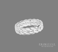 Silver Cuban Ring #1