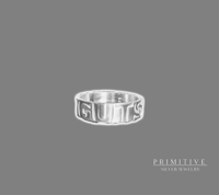 Guts Silver Ring Band