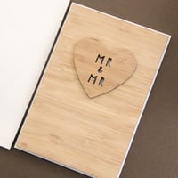 Image 2 of Mr & Mr Card. Mr and Mr Wedding Card. Mr and Mr Engagement Card. LGBT Card.