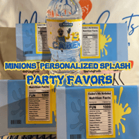 Image 3 of Personalized Minions Party Favors