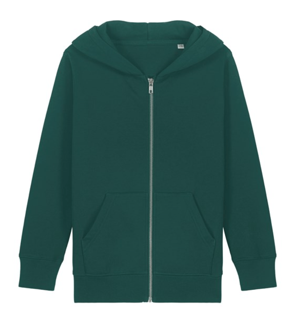 Image of Christmas Sprinkles - Glazed Green zipped hoody