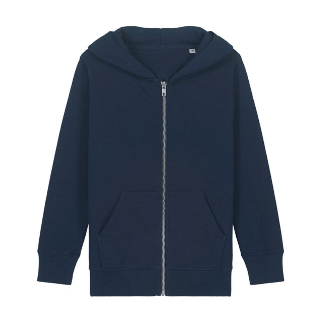 Image of Christmas Sprinkles - Navy zipped hoody