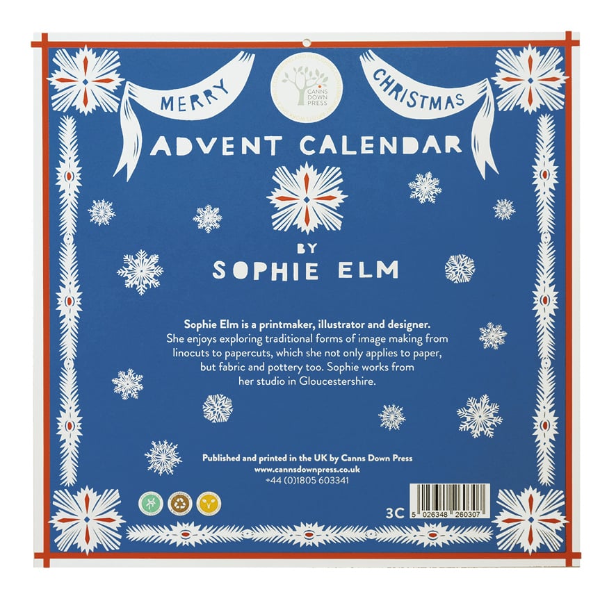 Image of Advent Calendar ~ Papercut Christmas Tree