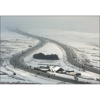 Stotthall farm and the M62.