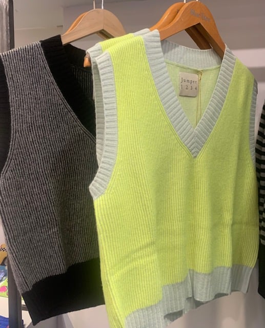 Image of Jumper 1234 Cashmere Ribbed Vests