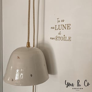 Image of Sticker "Tu es ma LUNE et mon ÉTOILE"