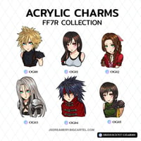 Image 1 of FINAL FANTASY VII | FF7R COLLECTION - IRIDESCENT ACRYLIC CHARM