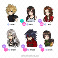 Image 2 of FINAL FANTASY VII | FF7R COLLECTION - IRIDESCENT ACRYLIC CHARM