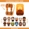 ☆ Coruscant Customizable Shaker Charm ☆