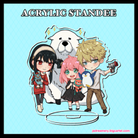 Image 1 of PREORDER | SPY X FAMILY - THE FORGER FAMILY PLAYTIME! | ACRYLIC STANDEE