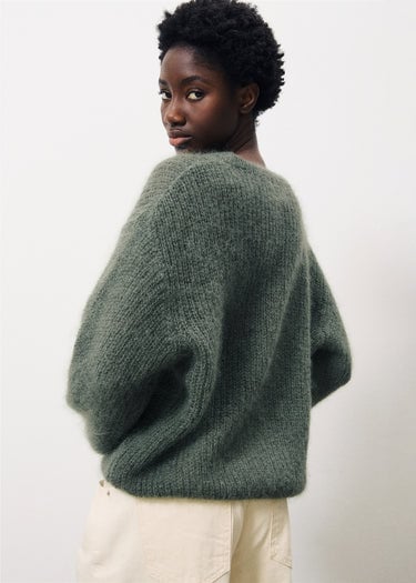 Image of 1-Jersey verde lana mohair