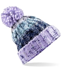 Image 3 of Corkscrew Pom Pom Beanie Hats