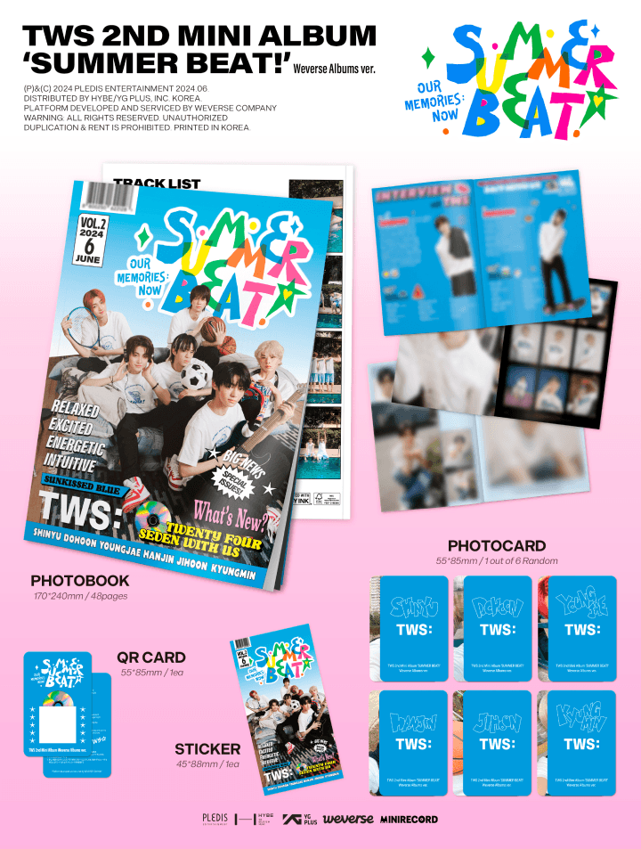 Image of TWS Summer Beat (Weverse Album)