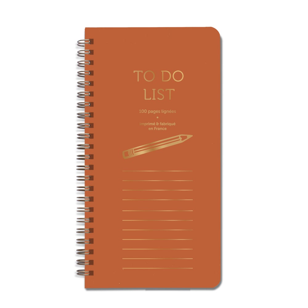 Image of BLOC HAUT TO DO LIST rouille