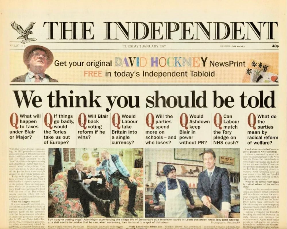 Image of (after) david hockney / two apples, one lemon and four flowers / 30/103