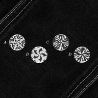 TYPOGRAPHY PATTERN SERIES / 1" PINBACK BUTTONS