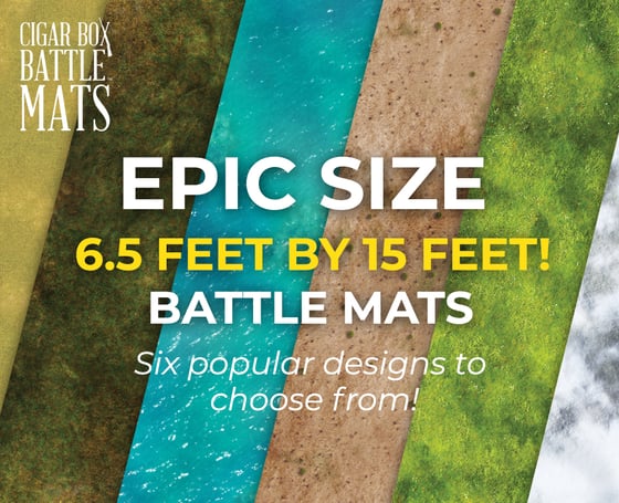 Image of Epic Size Battle Mats -- #2500 -- 6.5 feet x 15 feet