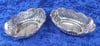 A Pair Of Sterling Silver Bon Bon/Trinket Dishes Joseph Gloster Birmingham 1950