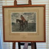 Edward Frank GILLETT RI Signed Framed Lithograph 'Grief' Fox Hunting