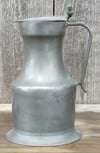 Antique Pewter Jug/Flagon/Tankard/Large 3 Pint Capacity