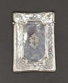 Edwardian Sterling Silver Calling Card Case Henry Williamson Birmingham C1909