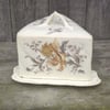 Large Antique Victorian Cheese Dish And Base