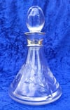 Carrs of Sheffield Sterling Silver Sylvan Bath Bottle/Decanter Hallmarked 2004