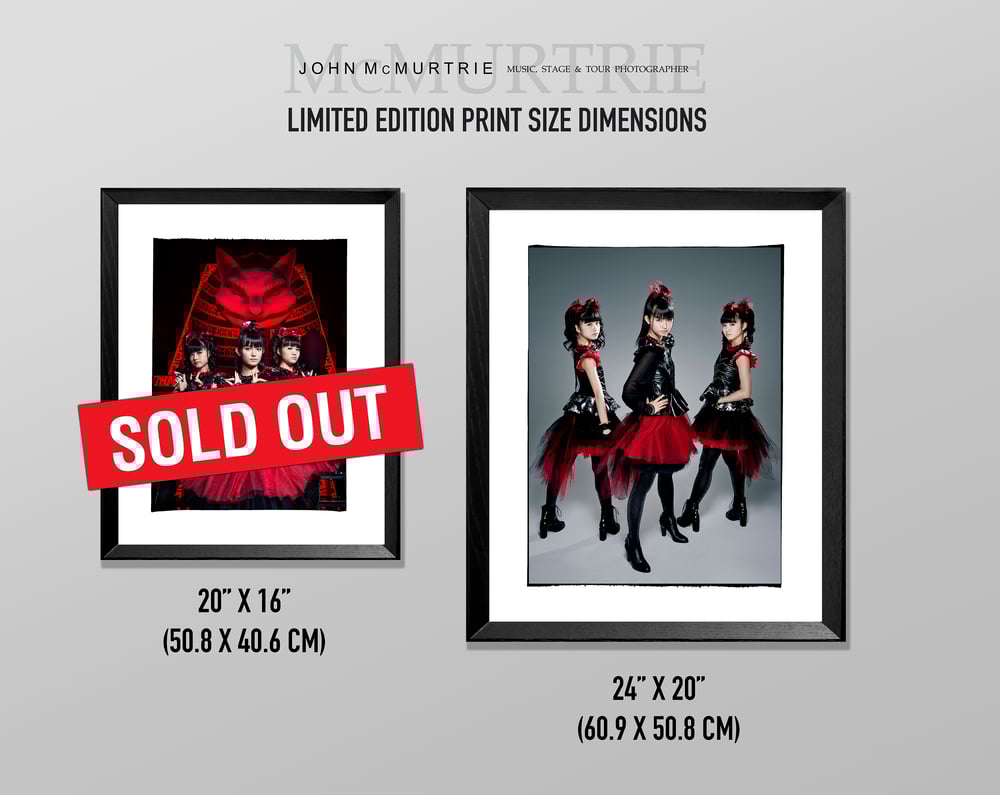 Image of BABYMETAL - STUDIO PORTRAIT 7 - LARGE 24”x20”