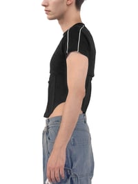 Image 2 of 👇 - 60% GOURMETTE corset t-shirt black 2̶7̶5̶ E̶U̶R̶