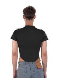 Image 3 of 👇 - 60% GOURMETTE corset t-shirt black 2̶7̶5̶ E̶U̶R̶