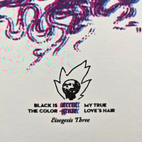 Image 4 of Black is the Color of My True Love's Hair / small art print